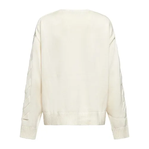Knitwear > Round-neck Knitwear - - Off White - Modalova