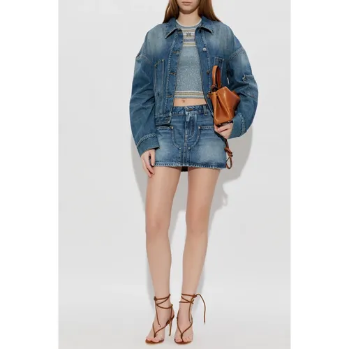 Jackets > Denim Jackets - - Amiri - Modalova