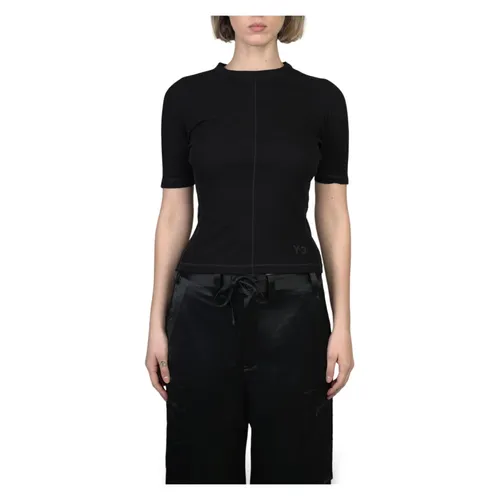 Y-3 - Tops > T-Shirts - Black - Y-3 - Modalova