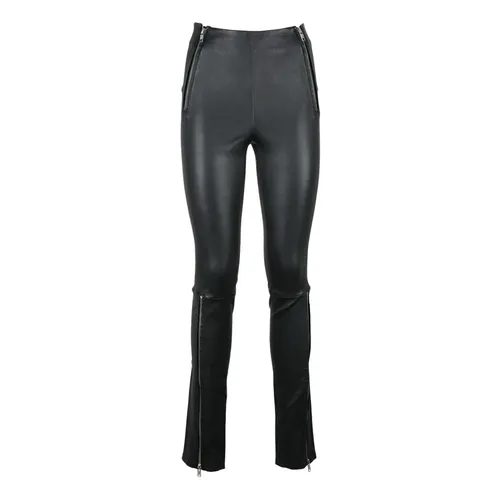 Trousers > Leather Trousers - - Helmut Lang - Modalova