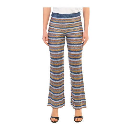 Trousers > Wide Trousers - - Roberto Collina - Modalova