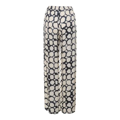 Trousers > Wide Trousers - - Alessia Santi - Modalova