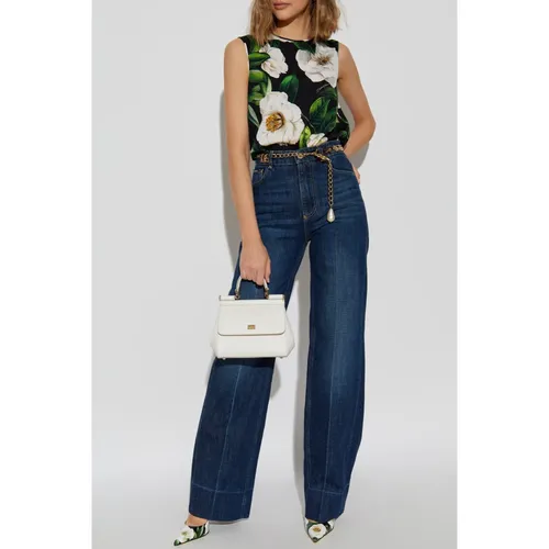 Tops > Sleeveless Tops - - Dolce & Gabbana - Modalova