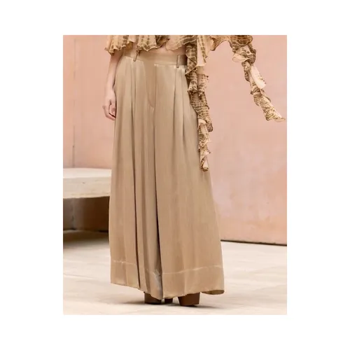 Trousers > Wide Trousers - - Mes Demoiselles - Modalova