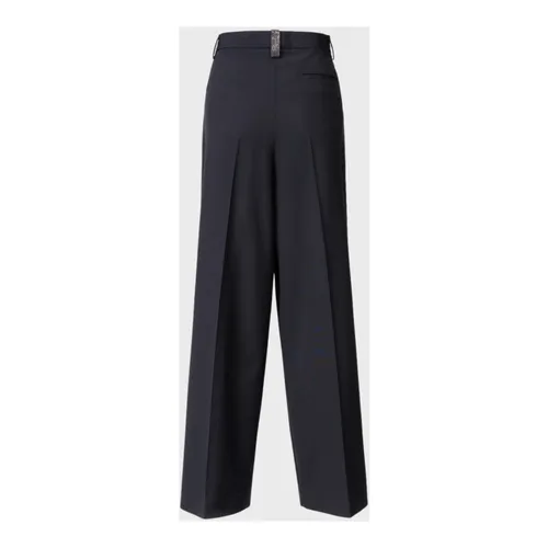 Trousers > Wide Trousers - - Fabiana Filippi - Modalova