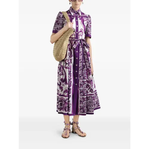 Dresses > Day Dresses > Shirt Dresses - - Dolce & Gabbana - Modalova