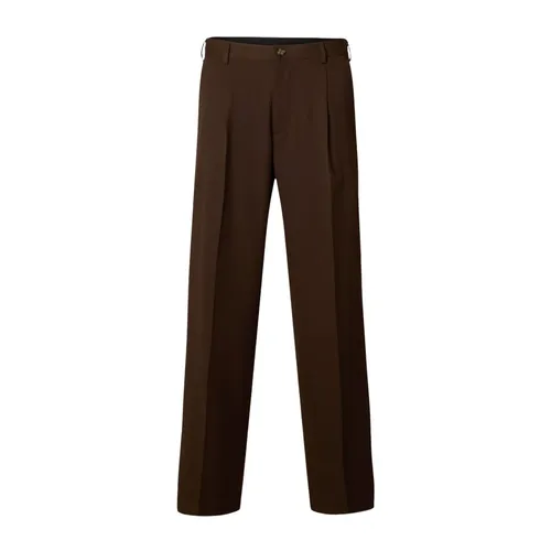 Trousers > Straight Trousers - - Selected Homme - Modalova