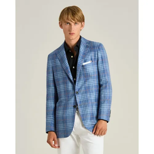 Kiton - Jackets > Blazers - Blue - Kiton - Modalova