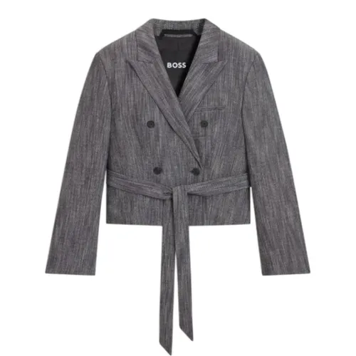 Hugo - Jackets > Blazers - Gray - Hugo - Modalova