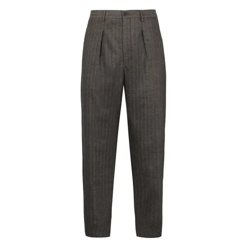 Trousers > Straight Trousers - - Giorgio Armani - Modalova
