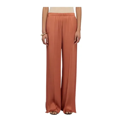 Trousers > Wide Trousers - - Semicouture - Modalova