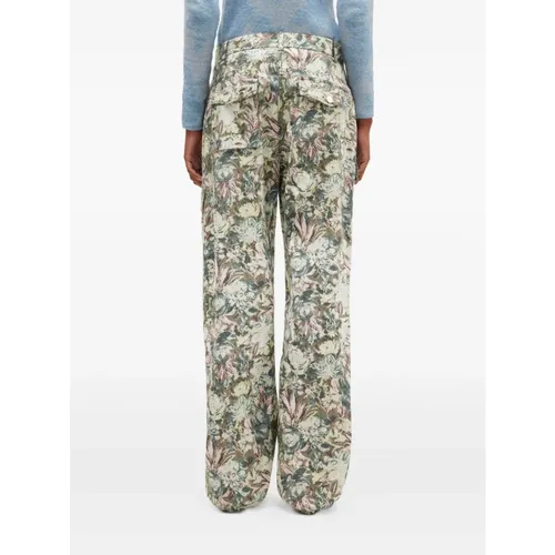 Trousers > Wide Trousers - - Ganni - Modalova