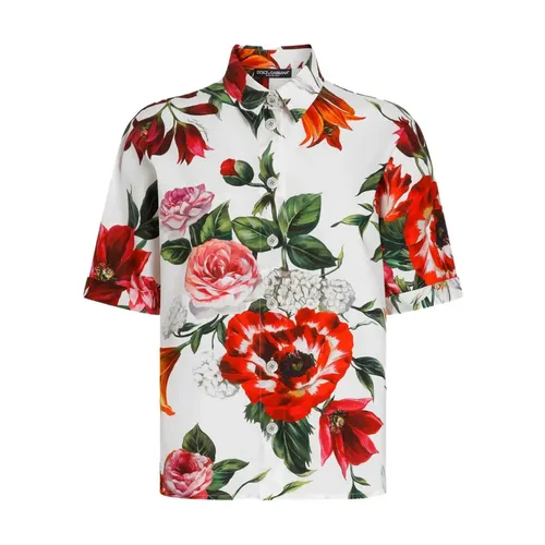 Shirts > Short Sleeve Shirts - - Dolce & Gabbana - Modalova