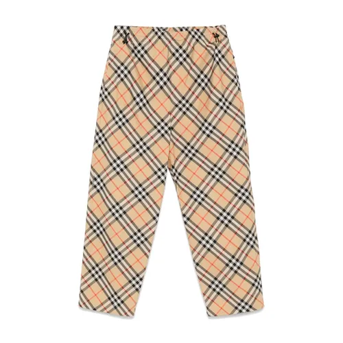 Trousers > Straight Trousers - - Burberry - Modalova