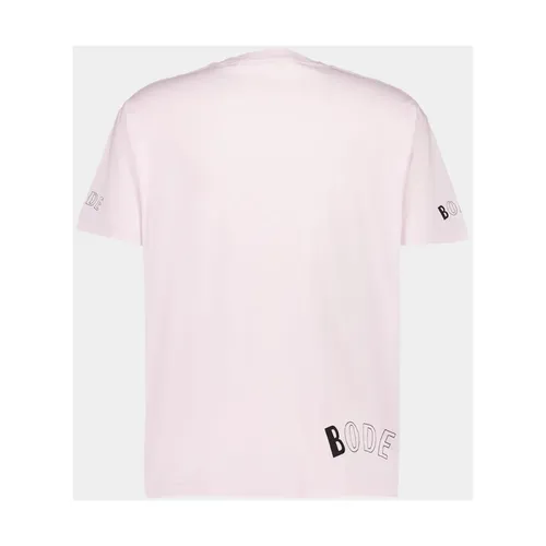Bode - Tops > T-Shirts - Pink - Bode - Modalova