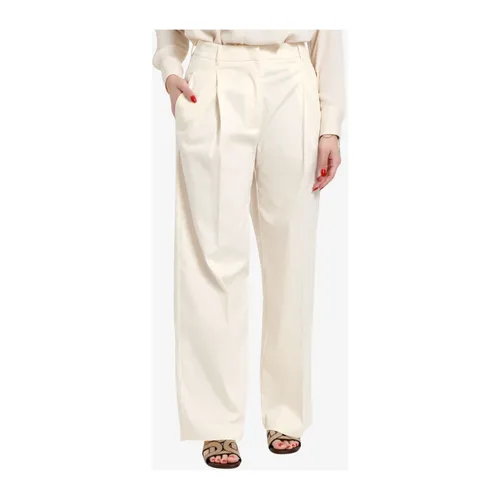 Trousers > Wide Trousers - - Mauro Grifoni - Modalova