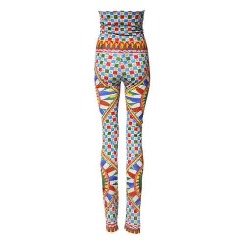 Trousers > Leggings - - Dolce & Gabbana - Modalova
