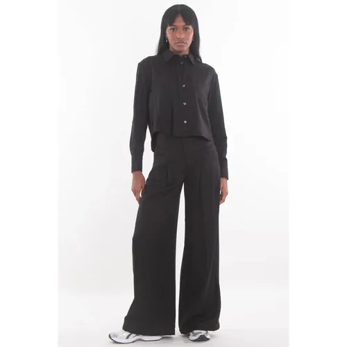 Trousers > Wide Trousers - - White Sand - Modalova