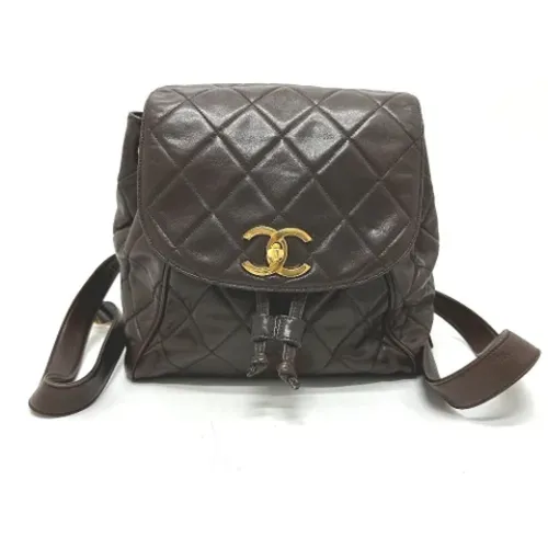 Pre-owned > Pre-owned Bags > Pre-owned Backpacks - - Chanel Vintage - Modalova
