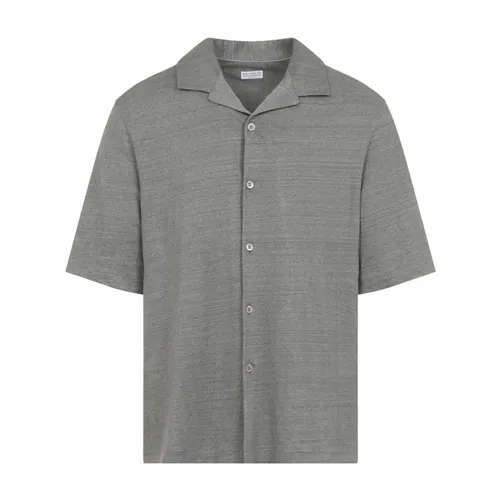 Shirts > Short Sleeve Shirts - - Brunello Cucinelli - Modalova