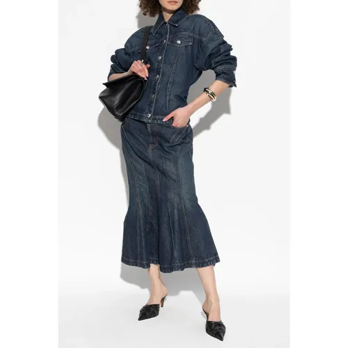 Jackets > Denim Jackets - - Sportmax - Modalova