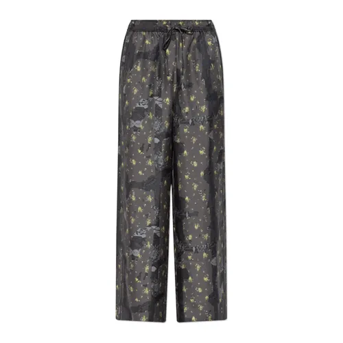 Trousers > Wide Trousers - - Ganni - Modalova