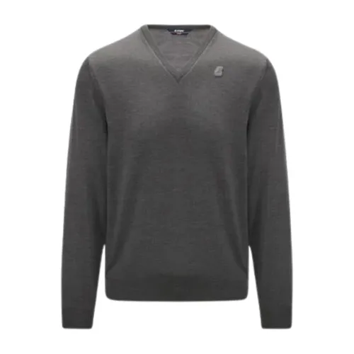Knitwear > V-neck Knitwear - - K-Way - Modalova