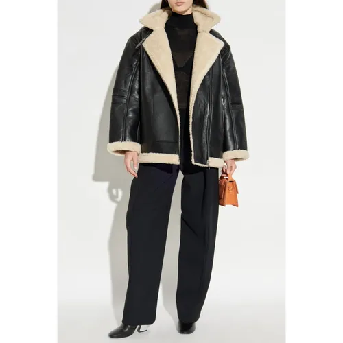 Jackets > Leather Jackets - - Gestuz - Modalova
