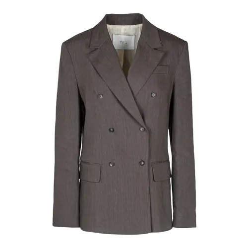 Tela - Jackets > Blazers - Brown - Tela - Modalova
