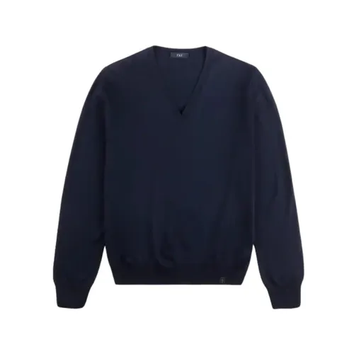 Knitwear > V-neck Knitwear - - Fay - Modalova