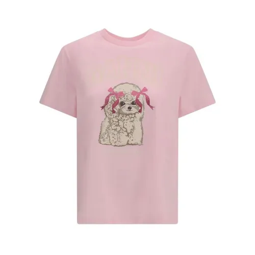 Ganni - Tops > T-Shirts - Pink - Ganni - Modalova