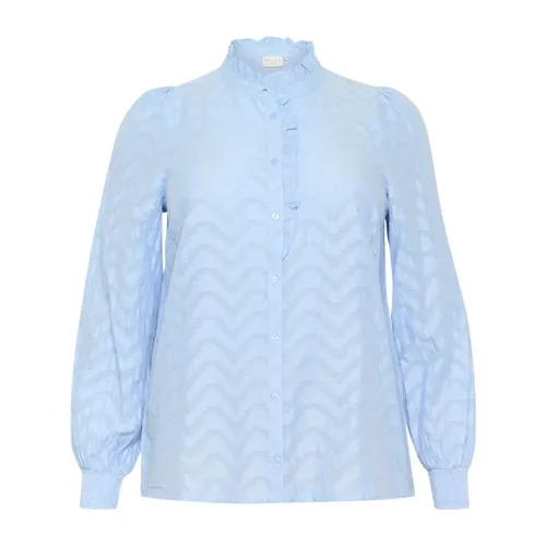 Blouses & Shirts > Shirts - - Kaffe Curve - Modalova