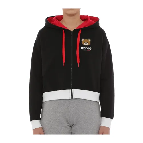 Sweatshirts & Hoodies > Zip-throughs - - Moschino - Modalova