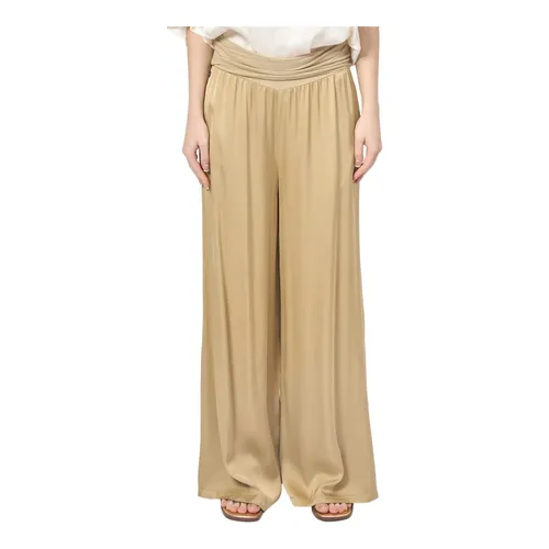 Trousers > Wide Trousers - - Manila Grace - Modalova