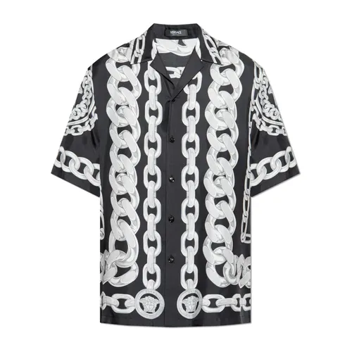 Shirts > Short Sleeve Shirts - - Versace - Modalova