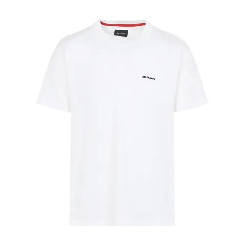 Kiton - Tops > T-Shirts - White - Kiton - Modalova