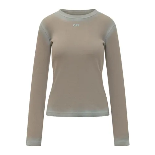 Tops > Long Sleeve Tops - - Off White - Modalova