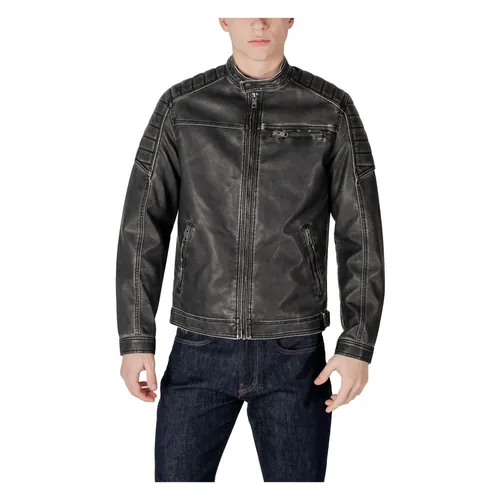 Jackets > Leather Jackets - - Jack & Jones - Modalova