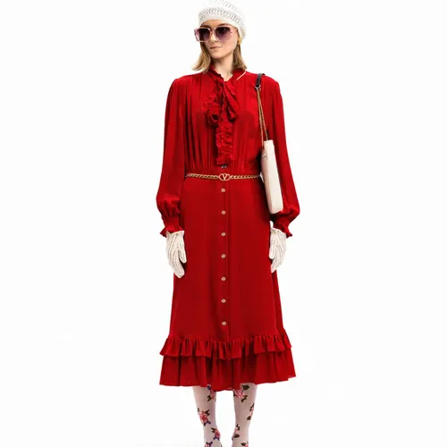 Dresses > Day Dresses > Midi Dresses - - Valentino Garavani - Modalova