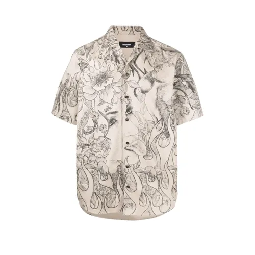 Shirts > Short Sleeve Shirts - - Dsquared2 - Modalova