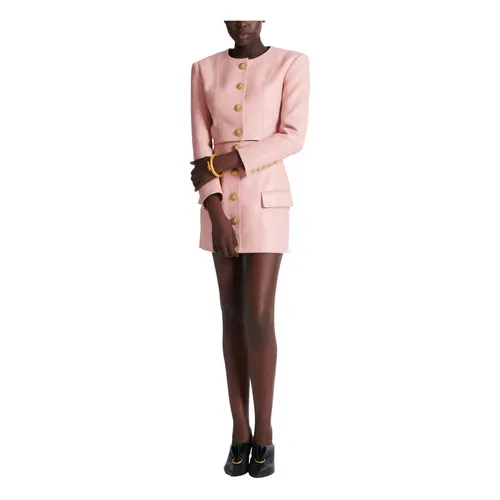Jackets > Leather Jackets - - Balmain - Modalova