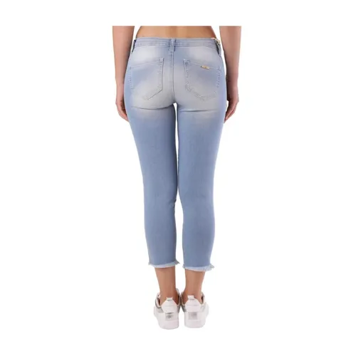 Jeans > Cropped Jeans - - MET - Modalova