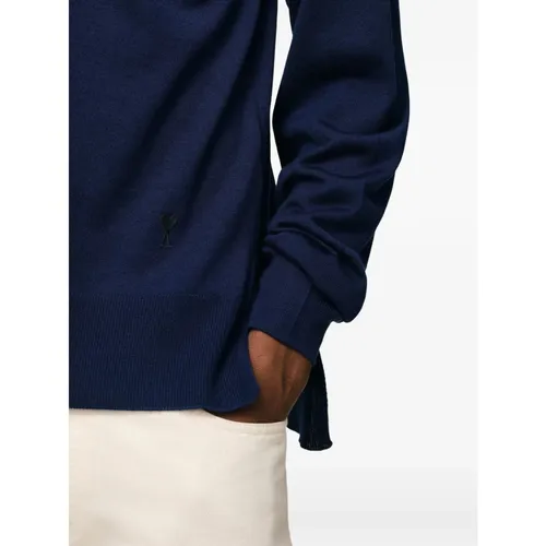 Knitwear > Round-neck Knitwear - - Ami Paris - Modalova