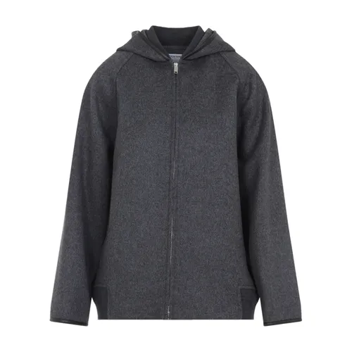 Sweatshirts & Hoodies > Zip-throughs - - Bottega Veneta - Modalova