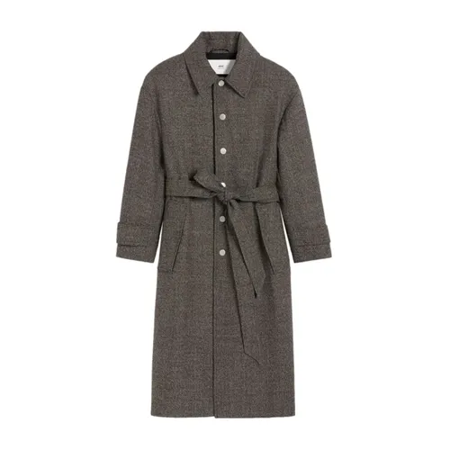 Coats > Belted Coats - - Ami Paris - Modalova