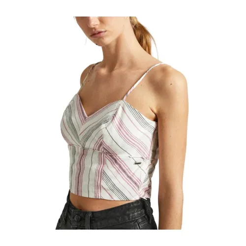 Tops > Sleeveless Tops - - Pepe Jeans - Modalova