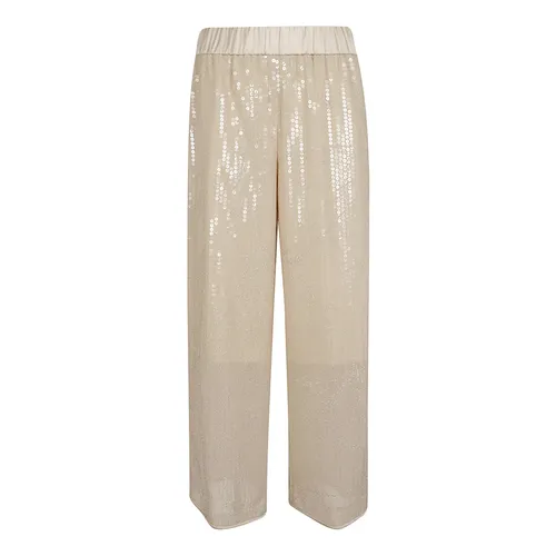Trousers > Wide Trousers - - Peserico - Modalova
