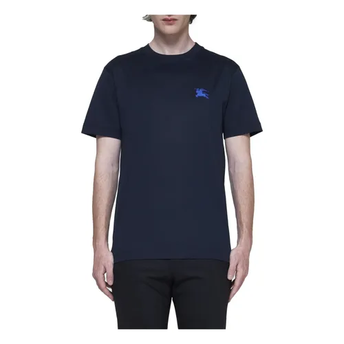 Burberry - Tops > T-Shirts - Blue - Burberry - Modalova