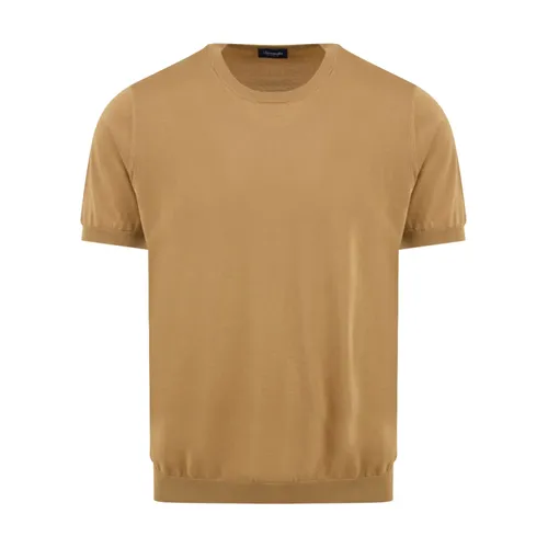 Drumohr - Tops > T-Shirts - Brown - Drumohr - Modalova