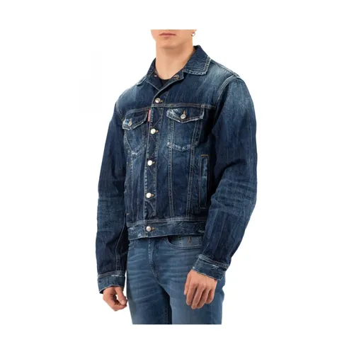 Jackets > Denim Jackets - - Dsquared2 - Modalova